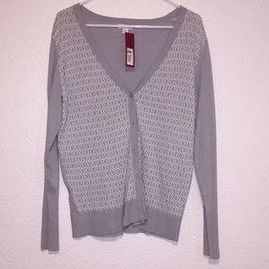 Grey Merona Cardigan
